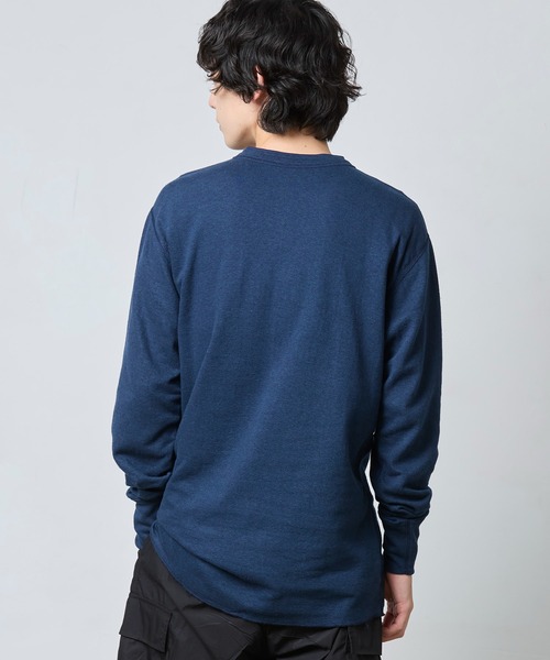 L.L.Bean（エルエルビーン） ヘンリーネック tシャツ ツー・レイヤー