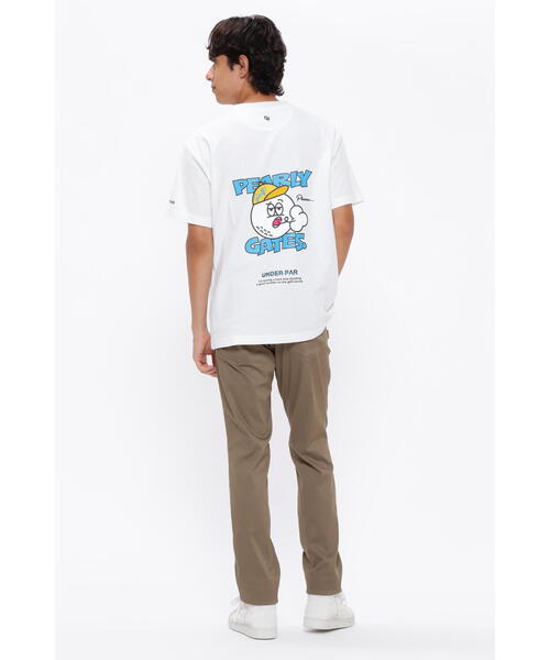 PEARLY GATES tシャツ 「PEARLY GATES」T/Cバーズアイ裏カノコ