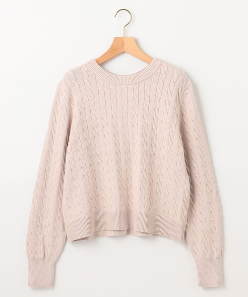 極美品 SLOANE スローン カシミヤ混 ニット ケーブル XL 5 ピンク 楽天市場】スローン SLOANE 秋冬 レディース 18Gワイドリブ ウール