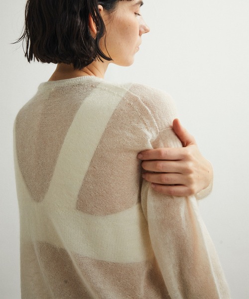 ニット unfil アンフィル / extrakid mohair silk crew-neck sweater 