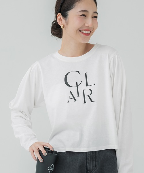 coca（コカ） tシャツ 「WEB限定セール」パフスリーブロゴカットソー 