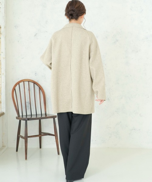 ジャケット テーラードジャケット 「3色展開」ダブルカラー