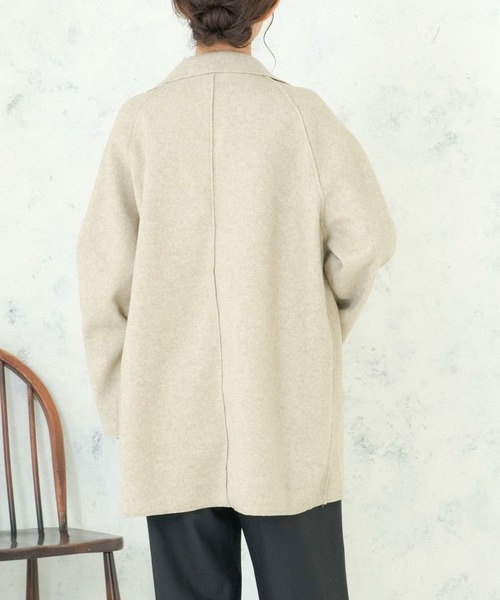 【TRIFLE】レザータッチミドルルーズジャケット Trifle レザータッチクロップドブルゾン - メルカリ