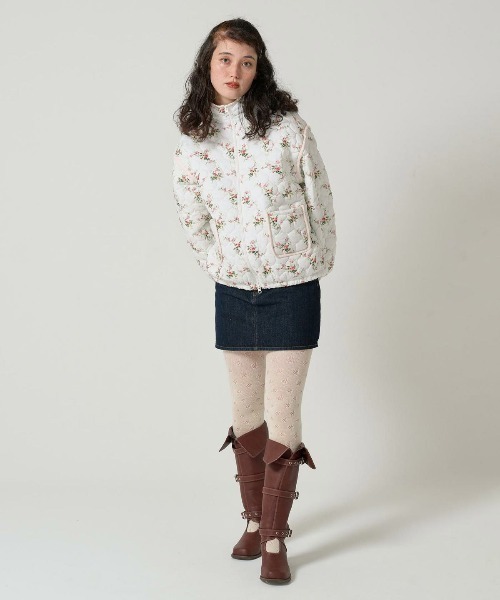 【美品】jens イェンス　キルティングコート ジェイ プレス レディス J.PRESS LADIES 【洗える・撥水