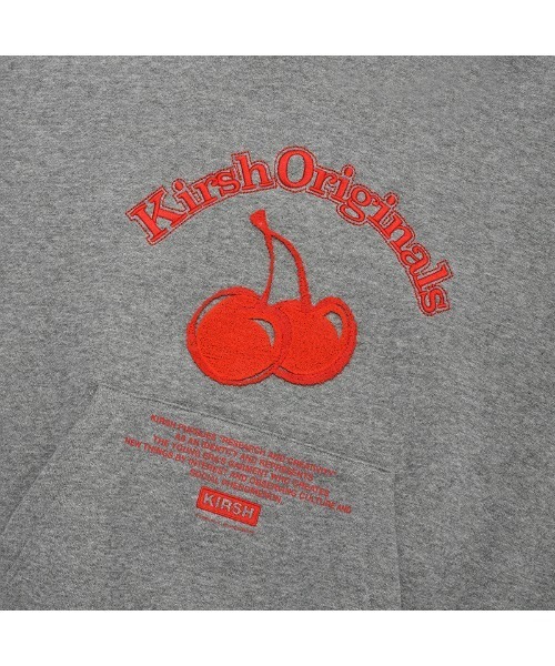 パーカー KIRSH ARCH LOGO CHERRY HOODIE LS/キルシーアーチロゴチェリーフーディー「S」 レディース メンズ パーカー KIRSH ARCH LOGO CHERRY HOODIE LS/キルシーアーチロゴ
