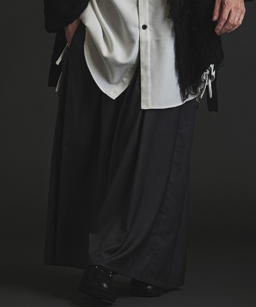 NO ID.（ノーアイディー） パンツ mp13101-Roseプリントギャザーバギー