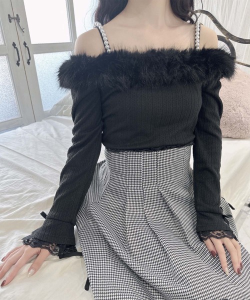 クチュールバイロジータ tシャツ オフショルファートップス レディース