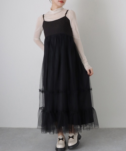 Lace Ladies（レースレディース） ワンピース ハイウエスト ティアード