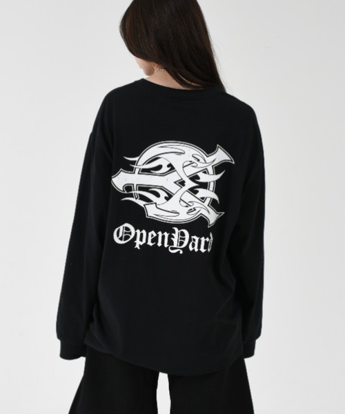 tシャツ 「OY/オーワイ」 TRIBAL LOGO L/S TEE/トライバルロゴ長袖カットソー レディース メンズ