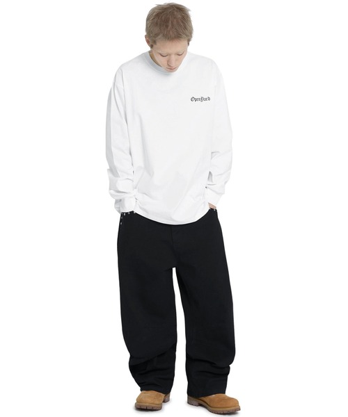 tシャツ 「OY/オーワイ」 TRIBAL LOGO L/S TEE/トライバルロゴ長袖カットソー レディース メンズ OY/オーワイ』 TRIBAL LOGO L/S TEE/トライバルロゴ長袖