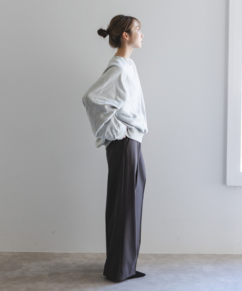 トップス COG THE BIGSMOKE/LEILA WIDE CUFF SWEAT COGTHEBIGSMOKE | LEILA WIDE CUFF SWEAT SHIRT – H+HELIOTROPE