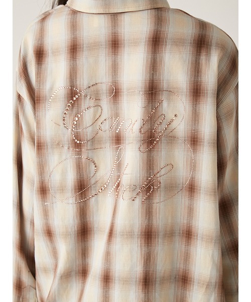 LILY BROWN ブラウス シャツ 「L.B CANDY STOCK」CANDYビジュー