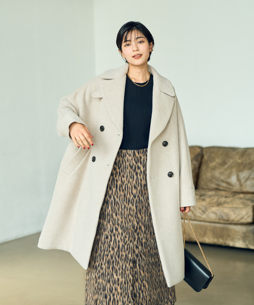 TICCA（ティッカ） チェスターコート フリー ネイビー レディース