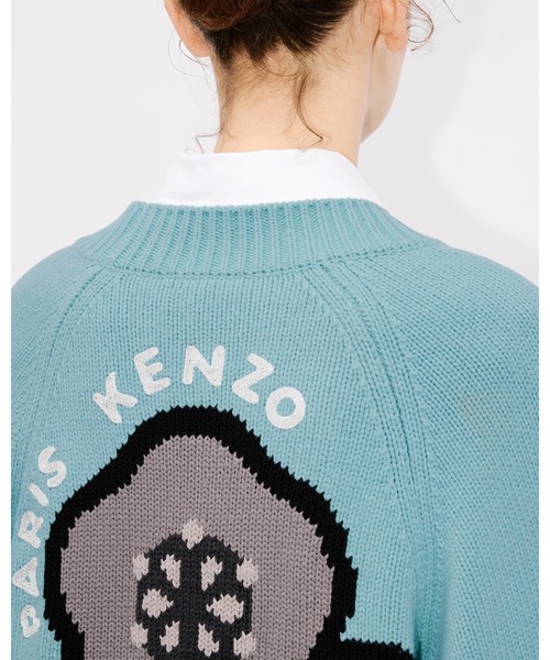 'KENZO Pop' エンブロイダリー カーディガン レディース KENZO Pop' エンブロイダリー コットン カーディガン