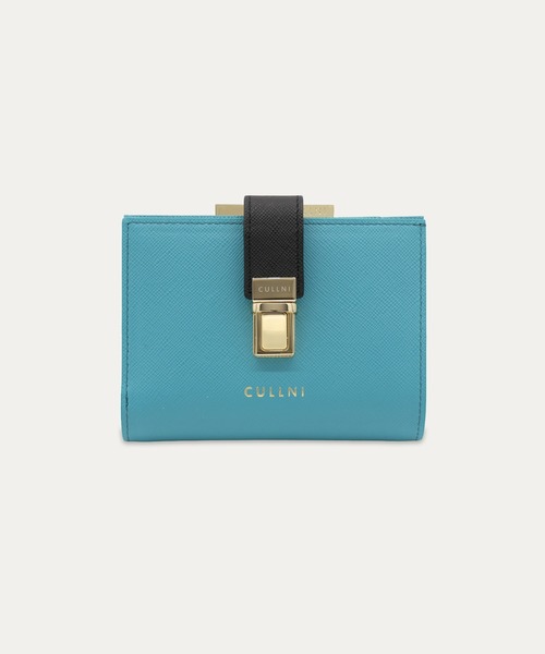 クルニ　財布 CULLNI（クルニ） 財布 Tuck Lock Clasp Mini Wallet メンズ
