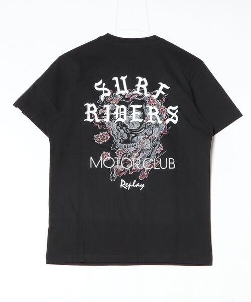 TheReplacementsTシャツリプレイツメンツビン REPLAY（リプレイ） tシャツ コットンジャ−ジーバイカープリントT