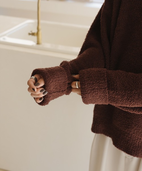 「epnok」 長袖ニット MEDIUM アイボリー メンズ_画像3