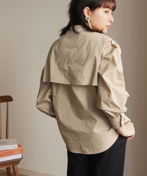 「HER CLOSET」 長袖ブラウス M ブラック レディース_画像5