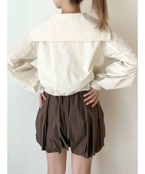 CALNAMUR ブルゾン アウター SAILOR COLLAR BLOUSON/セーラーカラー