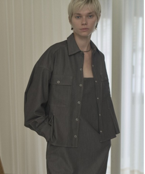Muel Chic（ミュエルシック） ブラウス シャツ Kelsey soft denim 