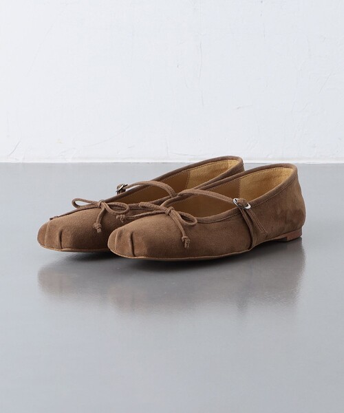値下げ★【新品未使用】HEWN フラットバレエシューズ サイズ38 ブラウン HEWN バレエシューズ パンプス 「HEWN」SQ FLT : ZOZOTOWN Yahoo