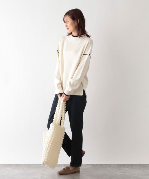 GLOBAL WORK 「GLOBAL WORK」 長袖ニット MEDIUM ブラック系