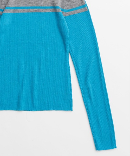 「MAISON SPECIAL」 長袖ニット FREE ボルドー レディース_画像9