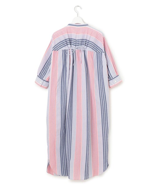 J.PRESS ジェイプレス ストライプ 長袖 ワンピース M WOMEN】マルチストライプ シャツワンピース / J.PRESS YORK