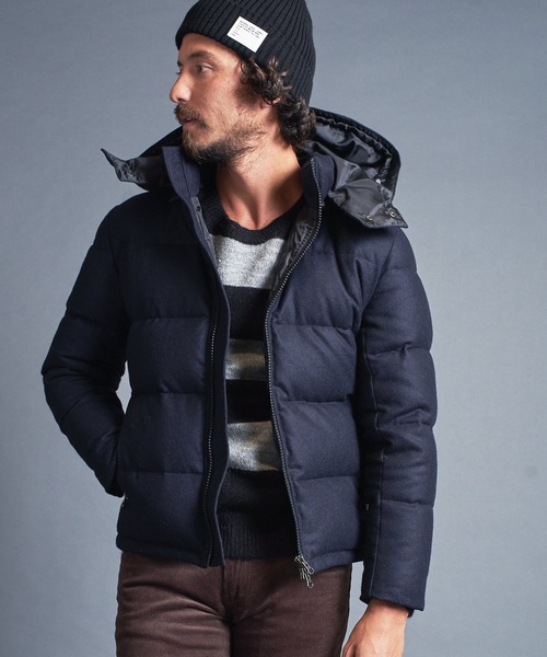 希少サイズ！44 ダウンジャケット ネイビー Magine（マージン） ダウンジャケット 44 ネイビー メンズ : ZOZOTOWN