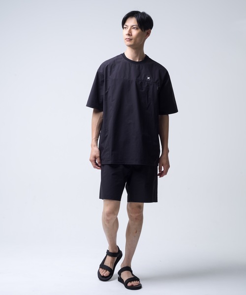 【新品未使用】HURLEY ハーレー　ゴルフウェア　速乾　tシャツ ブラック Hurley tシャツ 「Hurley/ハーレー」撥水Tシャツ ファントム 速