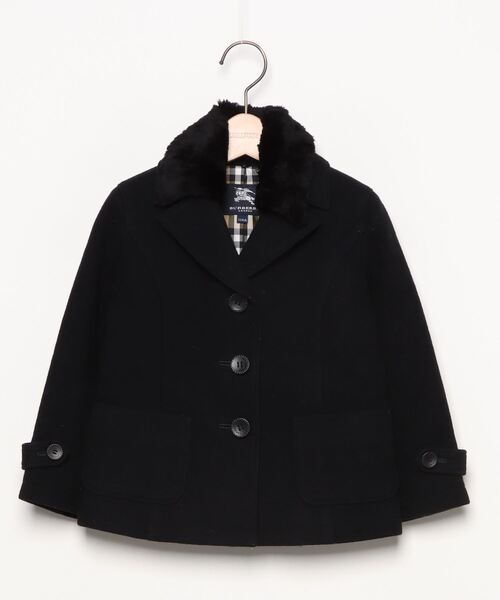 BURBERRY（バーバリー） 「KIDS」チェスターコート 110A ブラック