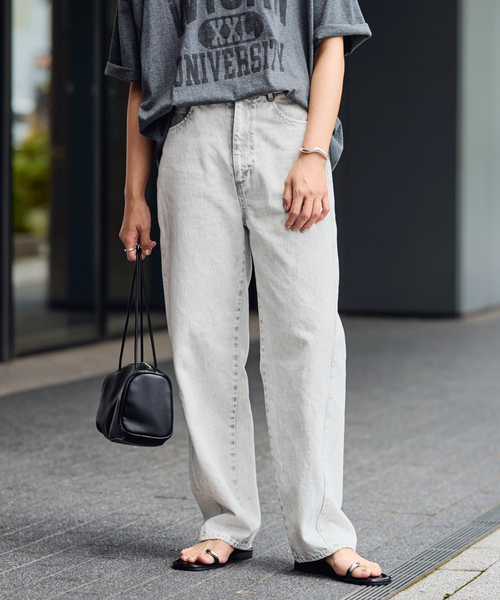 FRAMeWORK ジーンズ デニム デニムパンツ 5Pストレートレッグ