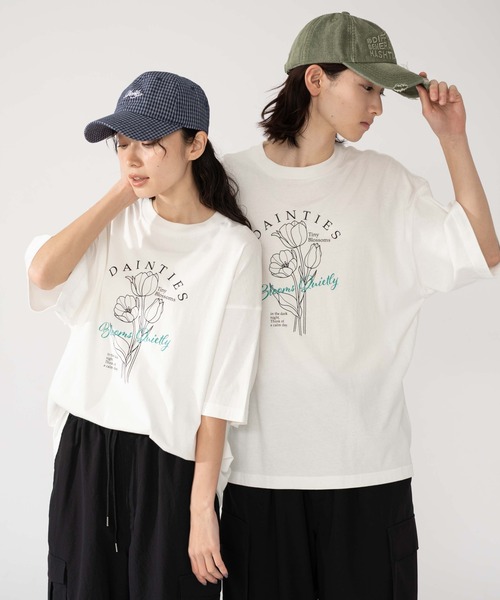 tシャツ レーシンググラフィックTシャツ レディース グラフィック フォト Tシャツ（Tシャツ/カットソー）｜green