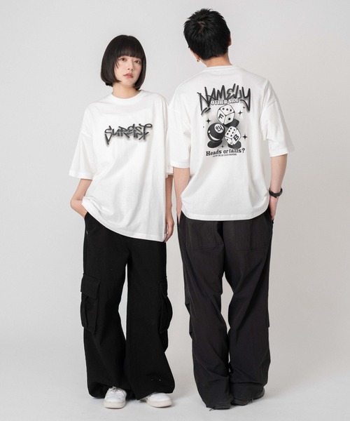 [WOOALONG]OG Basic ティーシャツ★新作・25SS★男女★ WOOALONG ウアロン シグニチャー刺繍ロゴTシャツ[品番