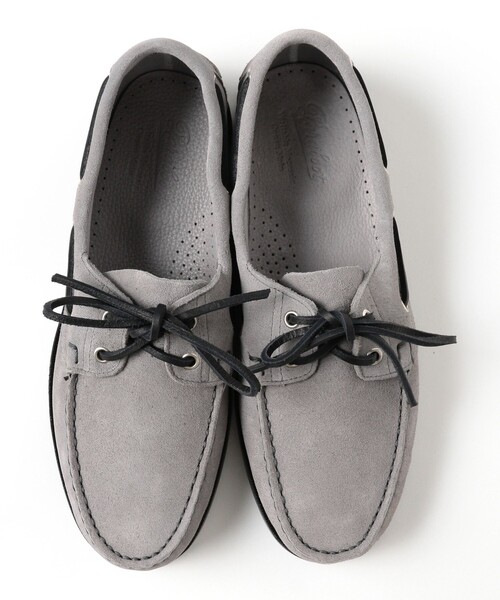 ビジネスシューズ Paraboot / BARTH スエード デッキシューズ メンズの画像