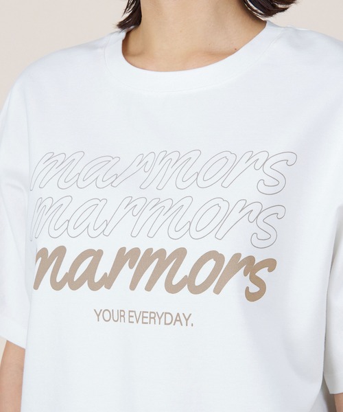 tシャツ 「marmors」ponte logo T-shirt レディース marmors tシャツ 「marmors」ponte logo T-shirt レディース