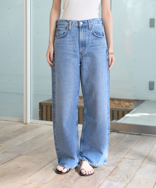 【AGOLDE】MID RISE LOOSE FIT デニムパンツ　26 90's Mid Rise Straight in Imagine – AGOLDE