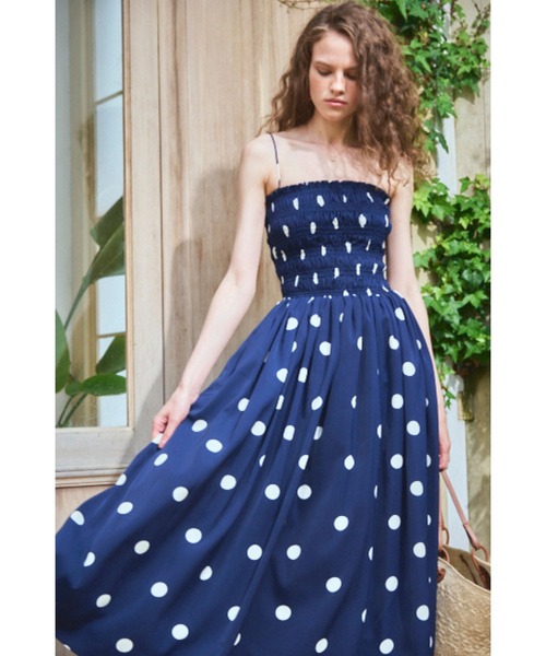 Estella.K ワンピース Before Sunset Dress2 シャーリングキャミドレス