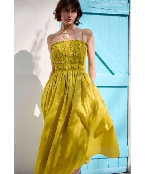 Estella.K ワンピース Before Sunset Dress2 シャーリングキャミドレス