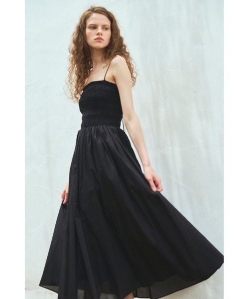 Estella.K ワンピース Before Sunset Dress2 シャーリングキャミドレス