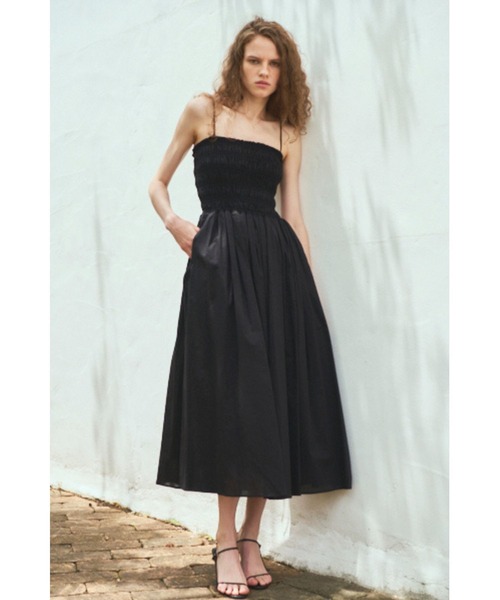 Estella.K ワンピース Before Sunset Dress2 シャーリングキャミドレス