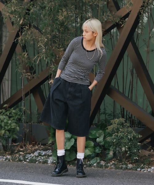 lee☆ Lee（リー） ジーンズ BAGGY PAINTER SHORTS ショーツ メンズ