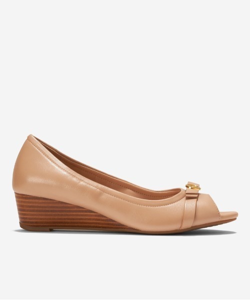 COLE HAAN パンプス マルタ ピープトゥ ウェッジ womens