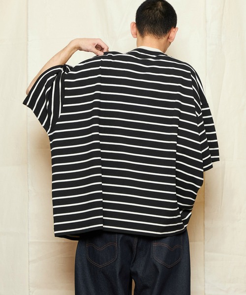 Lee tシャツ Lee/リー ボーダー ビッグフィットTシャツ メンズ