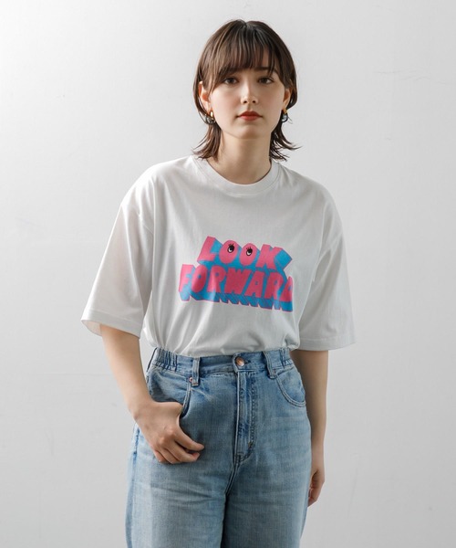 tシャツ 「MEN ， WOMEN」CAPSULE-T Pontre Look forward Tee レディース