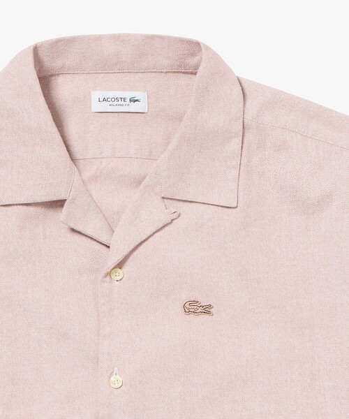 シャツ グラデーション コットンオックスフォード オープンカラーシャツ メンズ レディース | LACOSTE | 12