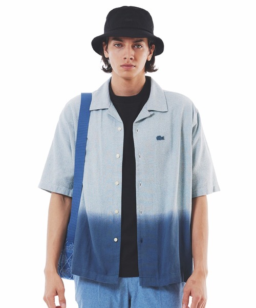メンズ　LACOSTE スリムフィット チェックシャツ US Sサイズ メンズ シャツ - ラコステ（LACOSTE）公式オンラインストア