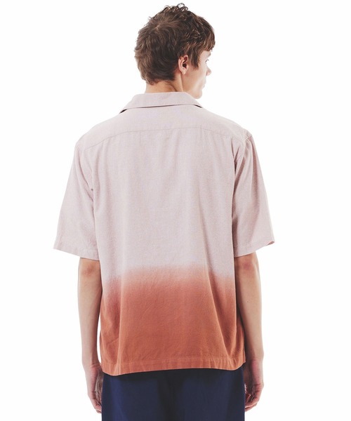 LACOSTE シャツ グラデーション コットンオックスフォード