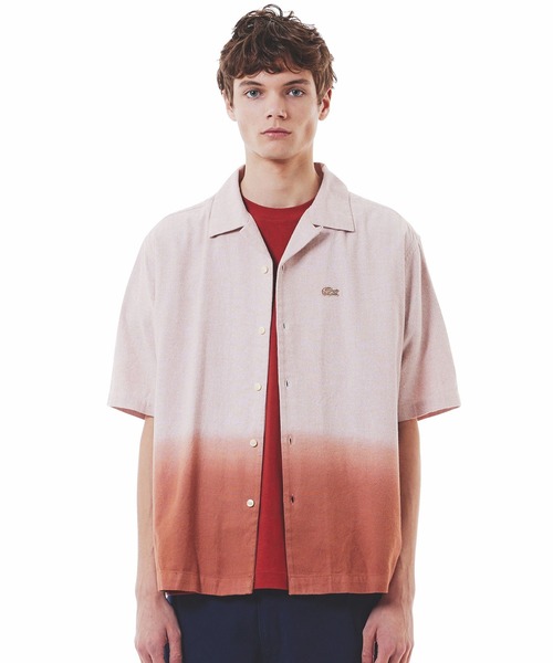 シャツ グラデーション コットンオックスフォード オープンカラーシャツ メンズ レディース | LACOSTE | 07