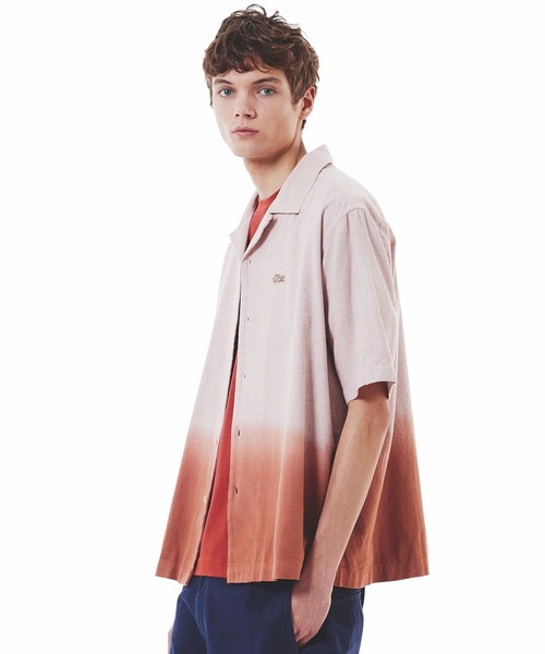 シャツ グラデーション コットンオックスフォード オープンカラーシャツ メンズ レディース | LACOSTE | 06